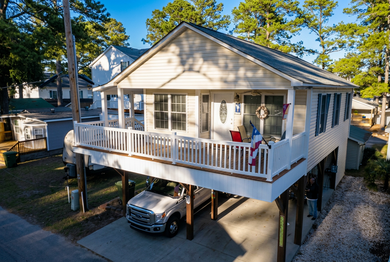 Aerial view of 1670 OL Beach House